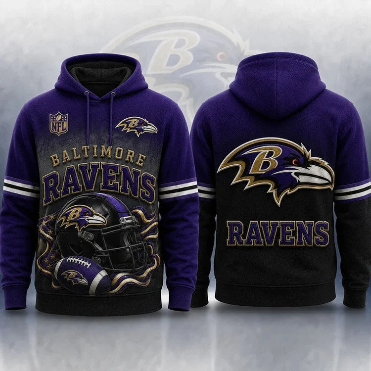 [SPECIAL OFFER] NEW CUSTOMIZED NFL28 BTR BALTIMORE RAVENS APPAREL