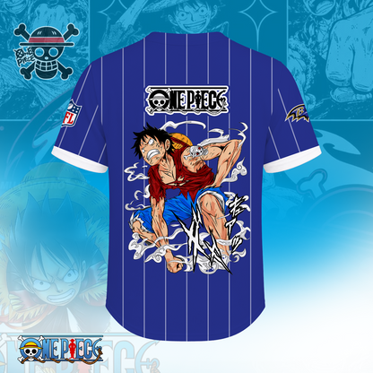 [SPECIAL OFFER] NEW CUSTOMIZED NFL28 BTR BALTIMORE RAVENS BASEBALL JERSEY