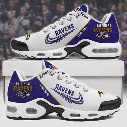 [SPECIAL OFFER] NEW CUSTOMIZED NFL28 BTR BALTIMORE RAVENS AIR MAX PLUS SNEAKERS