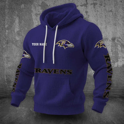 [SPECIAL OFFER] NEW CUSTOMIZED NFL28 BTR BALTIMORE RAVENS UNISEX HOODED SWEATSHIRT