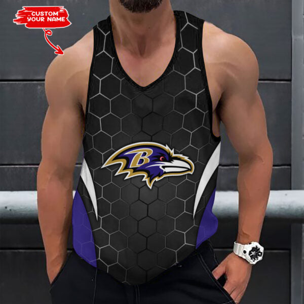 [SPECIAL OFFER] NEW CUSTOMIZED NFL28 BTR BALTIMORE RAVENS UNISEX TANK TOP