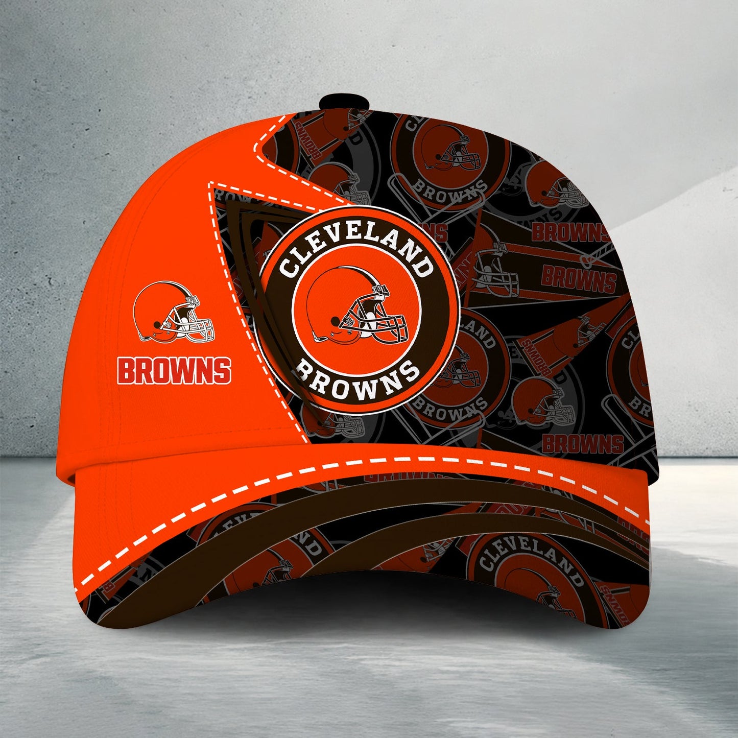 [SPECIAL OFFER] NEW CUSTOMIZED NFL29 CLB CLEVELAND BROWNS CLASSIC CAP