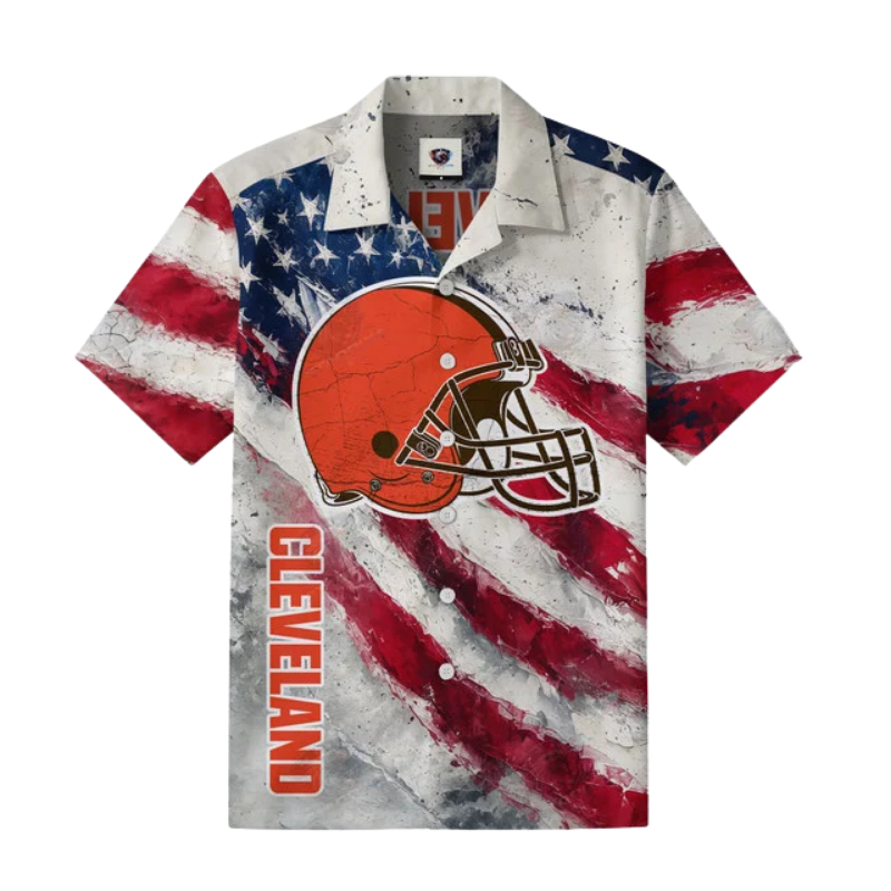 [SPECIAL OFFER] NEW CUSTOMIZED NFL29 CLB CLEVELAND BROWNS UNISEX HAWAIIAN SHIRT