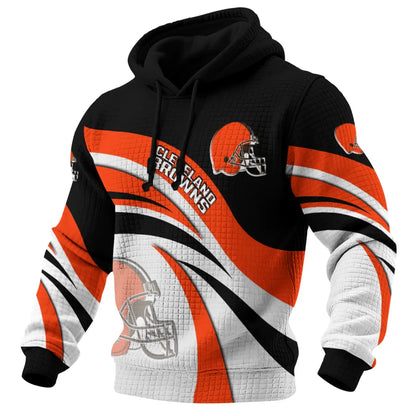 [SPECIAL OFFER] NEW CUSTOMIZED NFL29 CLB CLEVELAND BROWNS UNISEX HOODED SWEATSHIRT