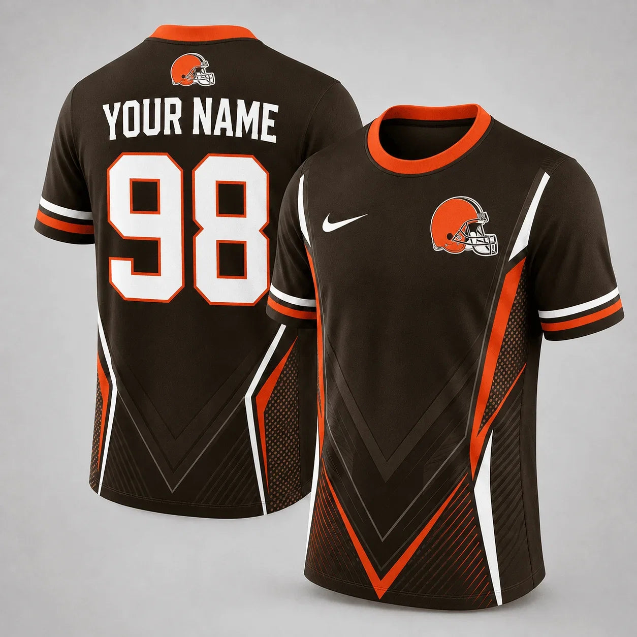 [SPECIAL OFFER] NEW CUSTOMIZED NFL29 CLB CLEVELAND BROWNS T-SHIRT, HOODIE & ZIP HOODIE