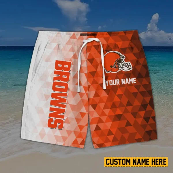 [SPECIAL OFFER] NEW CUSTOMIZED NFL29 CLB CLEVELAND BROWNS SHORT PANTS
