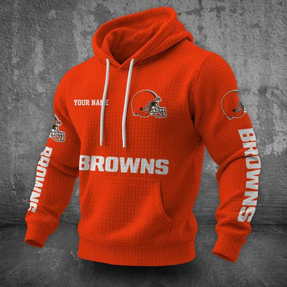 [SPECIAL OFFER] NEW CUSTOMIZED NFL29 CLB CLEVELAND BROWNS UNISEX HOODED SWEATSHIRT