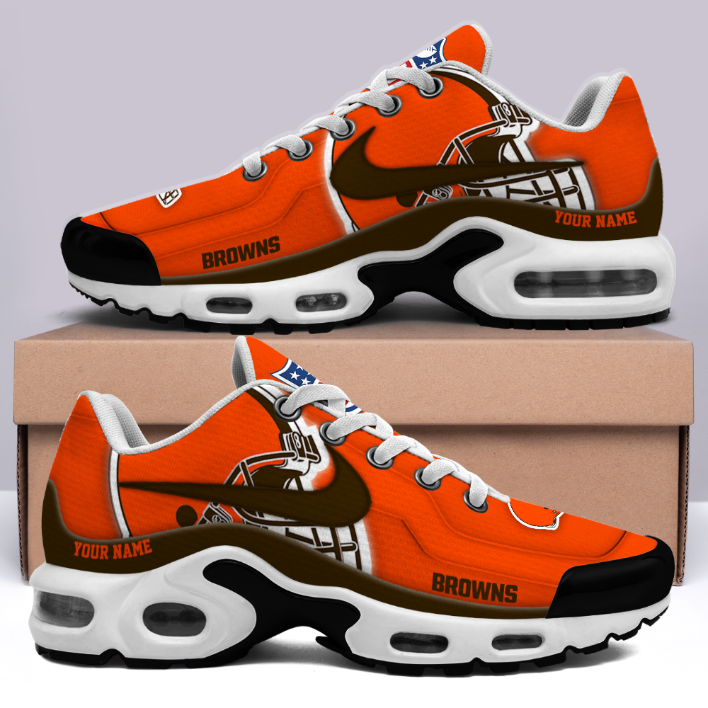 [SPECIAL OFFER] NEW CUSTOMIZED NFL29 CLB CLEVELAND BROWNS AIR MAX PLUS SNEAKERS