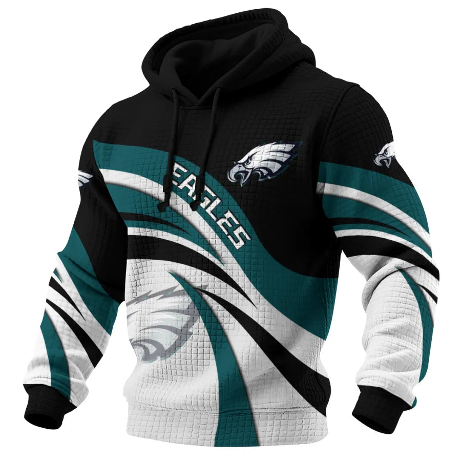 [SPECIAL OFFER] NEW CUSTOMIZED NFL02 PPE PHILADELPHIA EAGLES UNISEX HOODED SWEATSHIRT