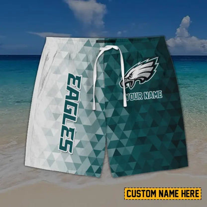 [SPECIAL OFFER] NEW CUSTOMIZED NFL02 PPE PHILADELPHIA EAGLES SHORT PANTS