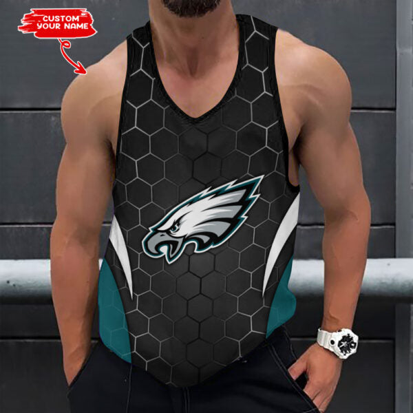 [SPECIAL OFFER] NEW CUSTOMIZED NFL02 PPE PHILADELPHIA EAGLES UNISEX TANK TOP