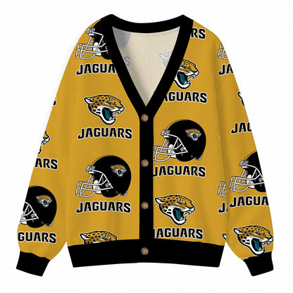 [SPECIAL OFFER] NEW CUSTOMIZED NFL30 JSJ JACKSONVILLE JAGUARS CARDIGAN