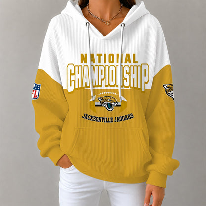 [SPECIAL OFFER] NEW CUSTOMIZED NFL30 JSJ JACKSONVILLE JAGUARS RIBBED HOODIE & SWEATSHIRT
