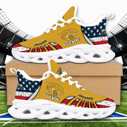 [SPECIAL OFFER] NEW CUSTOMIZED NFL30 JSJ JACKSONVILLE JAGUARS UNISEX CLUNKY SNEAKERS