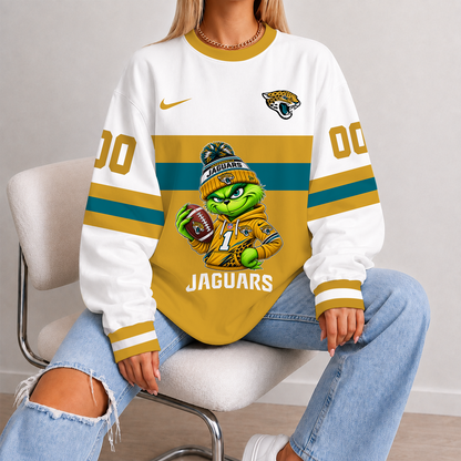 [SPECIAL OFFER] NEW CUSTOMIZED NFL30 JSJ JACKSONVILLE JAGUARS UNISEX SWEATSHIRT