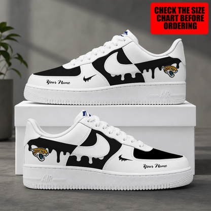 [SPECIAL OFFER] NEW CUSTOMIZED NFL30 JSJ JACKSONVILLE JAGUARS AF1 SHOES