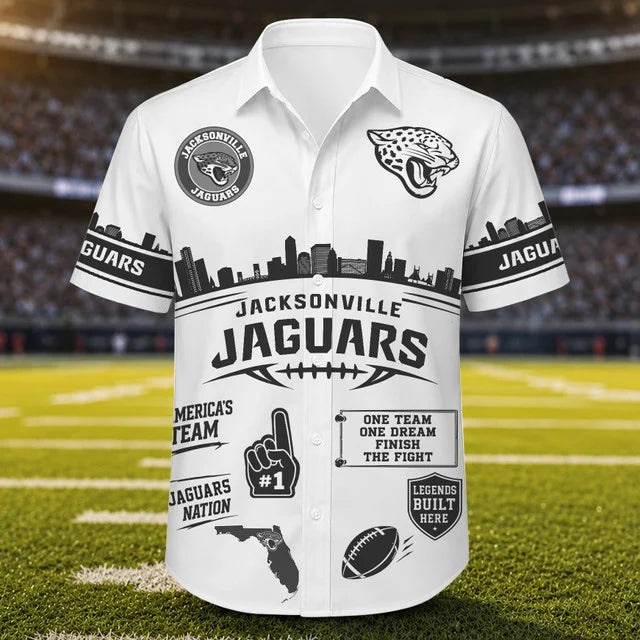[SPECIAL OFFER] NEW CUSTOMIZED NFL30 JSJ JACKSONVILLE JAGUARS UNISEX HAWAIIAN SHIRT
