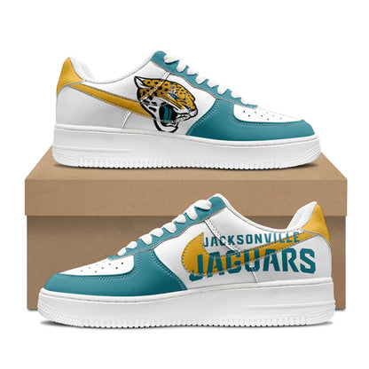 [SPECIAL OFFER] NEW CUSTOMIZED NFL30 JSJ JACKSONVILLE JAGUARS AF1 SHOES