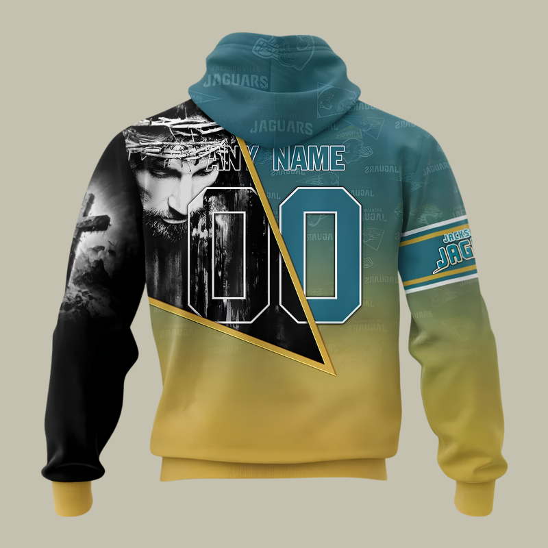 [SPECIAL OFFER] NEW CUSTOMIZED NFL30 JSJ JACKSONVILLE JAGUARS GOD'S BLESSING T-SHIRT, HOODIE & ZIP HOODIE