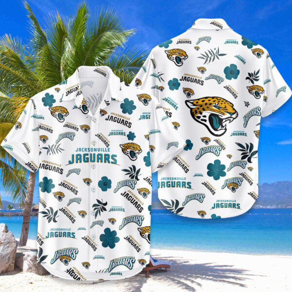 [SPECIAL OFFER] NEW CUSTOMIZED NFL30 JSJ JACKSONVILLE JAGUARS UNISEX HAWAIIAN SHIRT