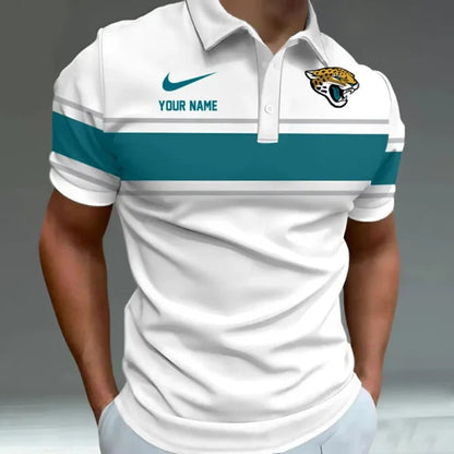 [SPECIAL OFFER] NEW CUSTOMIZED NFL30 JSJ JACKSONVILLE JAGUARS POLO SHIRT