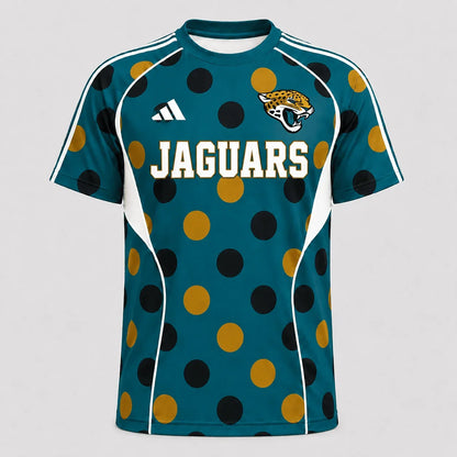 [SPECIAL OFFER] NEW CUSTOMIZED NFL30 JSJ JACKSONVILLE JAGUARS RAGLAN TEE