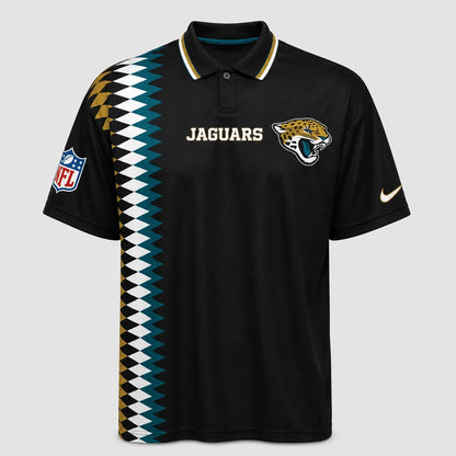 [SPECIAL OFFER] NEW CUSTOMIZED NFL30 JSJ JACKSONVILLE JAGUARS POLO SHIRT