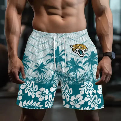[SPECIAL OFFER] NEW CUSTOMIZED NFL30 JSJ JACKSONVILLE JAGUARS SHORT PANTS