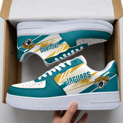 [SPECIAL OFFER] NEW CUSTOMIZED NFL30 JSJ JACKSONVILLE JAGUARS AF1 SNEAKERS