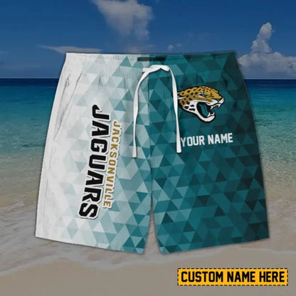 [SPECIAL OFFER] NEW CUSTOMIZED NFL30 JSJ JACKSONVILLE JAGUARS SHORT PANTS