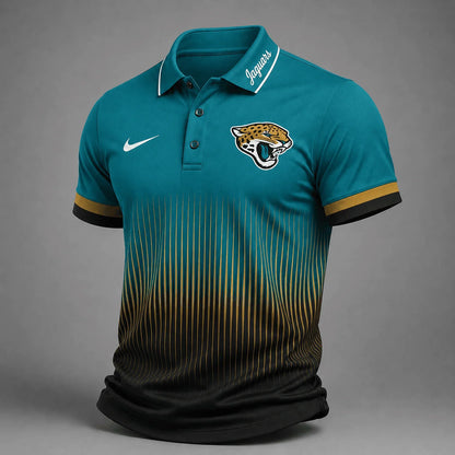 [SPECIAL OFFER] NEW CUSTOMIZED NFL30 JSJ JACKSONVILLE JAGUARS POLO SHIRT
