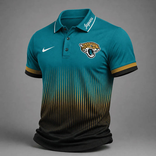 [SPECIAL OFFER] NEW CUSTOMIZED NFL30 JSJ JACKSONVILLE JAGUARS POLO SHIRT