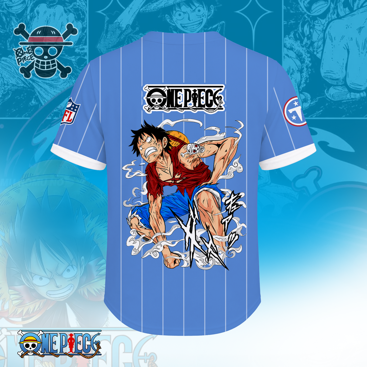 [SPECIAL OFFER] NEW CUSTOMIZED NFL31 TST TENNESSEE TITANS BASEBALL JERSEY