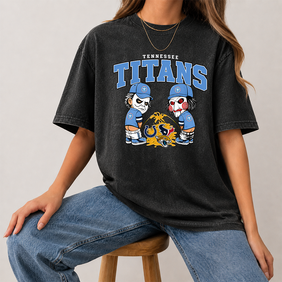 [SPECIAL OFFER] NEW CUSTOMIZED NFL31 TST TENNESSEE TITANS FUNNY WASHED TEE