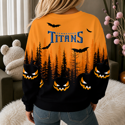 [SPECIAL OFFER] NEW CUSTOMIZED NFL31 TST TENNESSEE TITANS UNISEXHALLOWEEN SWEATSHIRT