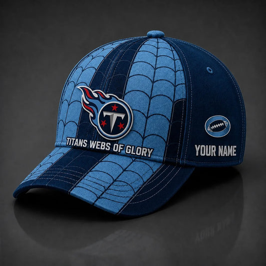 [SPECIAL OFFER] NEW CUSTOMIZED NFL31 TST TENNESSEE TITANS x SPIDER CLASSIC CAP