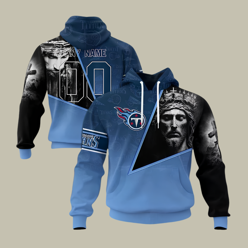 [SPECIAL OFFER] NEW CUSTOMIZED NFL31 TST TENNESSEE TITANS GOD'S BLESSING T-SHIRT, HOODIE & ZIP HOODIE