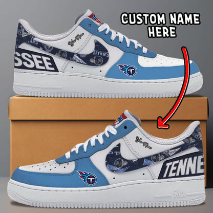 [SPECIAL OFFER] NEW CUSTOMIZED NFL31 TST TENNESSEE TITANS AF1 SNEAKERS