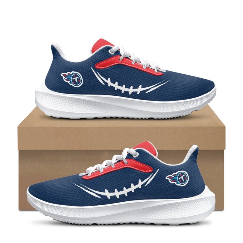 [SPECIAL OFFER] NEW CUSTOMIZED NFL31 TST TENNESSEE TITANS ROAD RUNNING SHOES