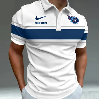 [SPECIAL OFFER] NEW CUSTOMIZED NFL31 TST TENNESSEE TITANS POLO SHIRT