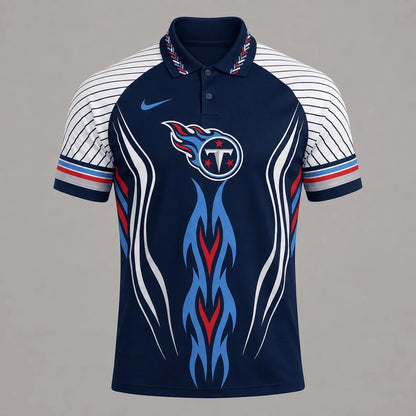 [SPECIAL OFFER] NEW CUSTOMIZED NFL31 TST TENNESSEE TITANS POLO SHIRT
