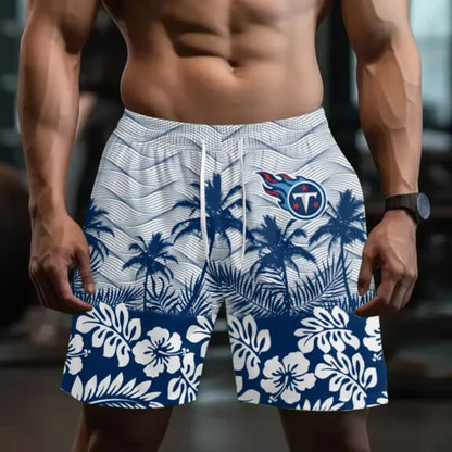 [SPECIAL OFFER] NEW CUSTOMIZED NFL31 TST TENNESSEE TITANS SHORT PANTS