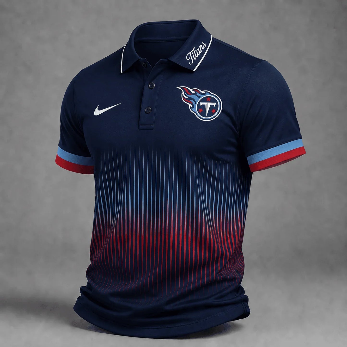 [SPECIAL OFFER] NEW CUSTOMIZED NFL31 TST TENNESSEE TITANS POLO SHIRT