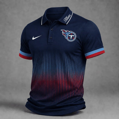 [SPECIAL OFFER] NEW CUSTOMIZED NFL31 TST TENNESSEE TITANS POLO SHIRT