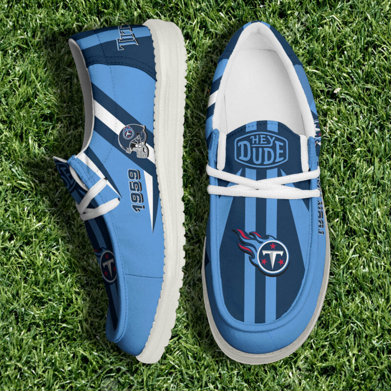[SPECIAL OFFER] NEW CUSTOMIZED NFL31 TST TENNESSEE TITANS LOAFER SHOES