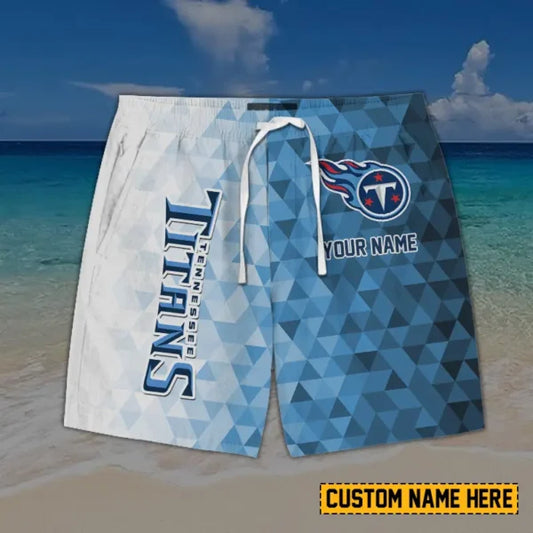 [SPECIAL OFFER] NEW CUSTOMIZED NFL31 TST TENNESSEE TITANS SHORT PANTS