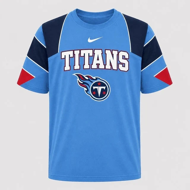 [SPECIAL OFFER] NEW CUSTOMIZED NFL31 TST TENNESSEE TITANS RAGLAN TEE