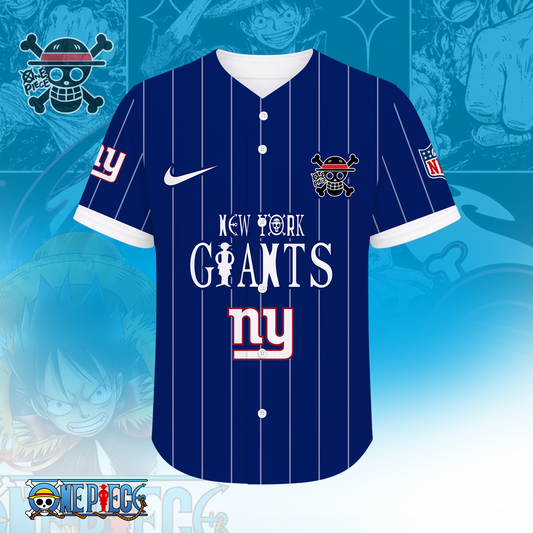 [SPECIAL OFFER] NEW CUSTOMIZED NFL32 NYG NEW YORK GIANTS BASEBALL JERSEY