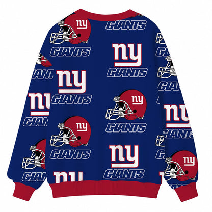 [SPECIAL OFFER] NEW CUSTOMIZED NFL32 NYG NEW YORK GIANTS CARDIGAN