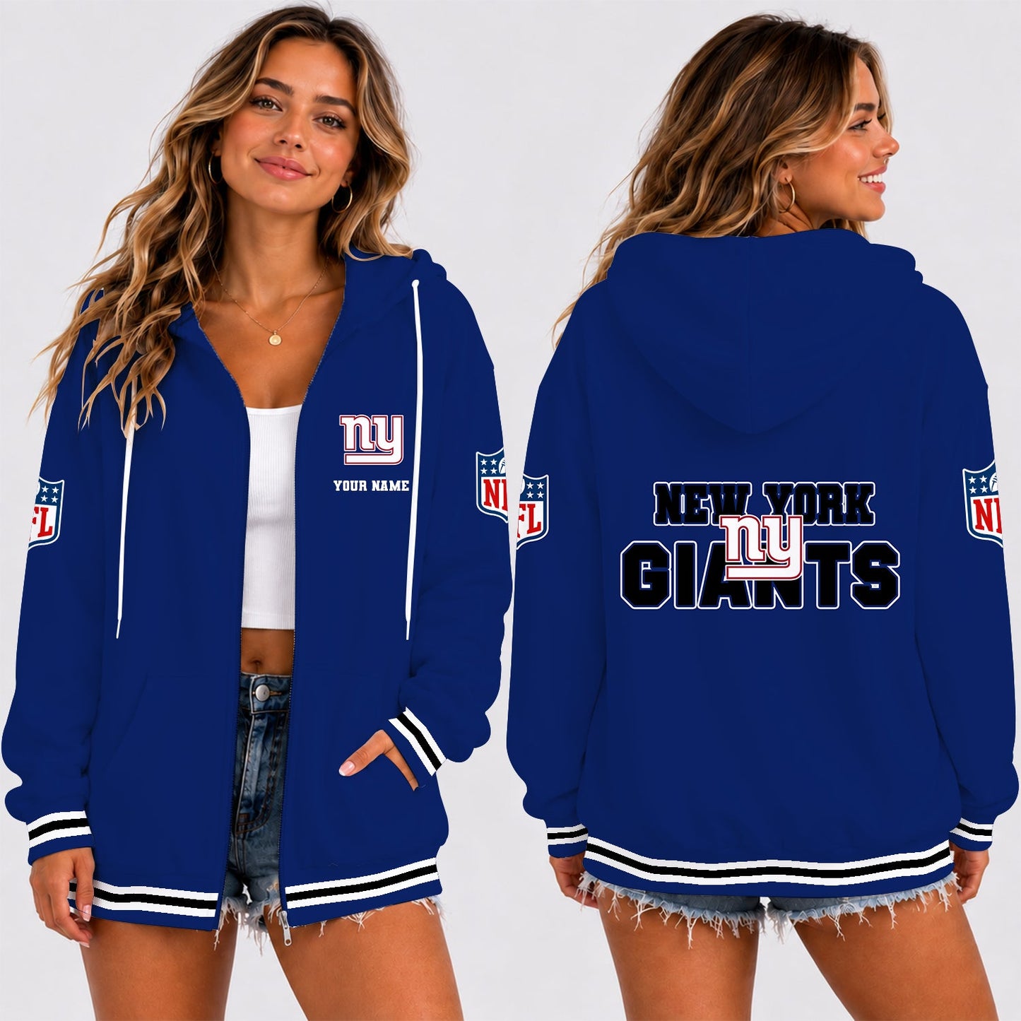 [SPECIAL OFFER] NEW CUSTOMIZED NFL32 NYG NEW YORK GIANTS T-SHIRT, HOODIE, ZIP HOODIE